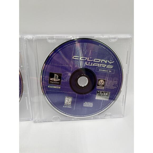 Colony Wars (PS1, 1997) Disc Only 1 & 2 - Picture 2 of 7